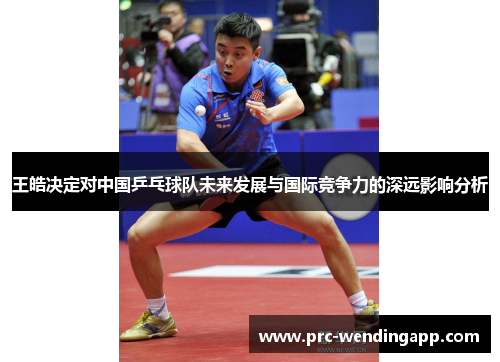 王皓决定对中国乒乓球队未来发展与国际竞争力的深远影响分析